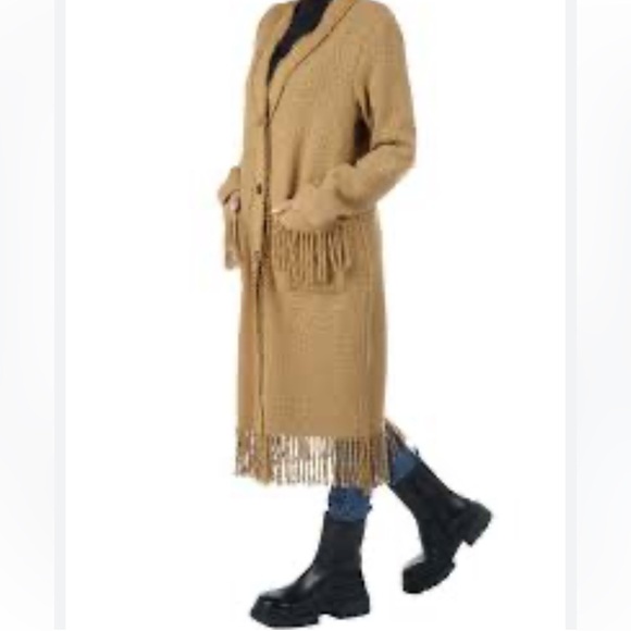 NWT Pinko Ancasti Tweed Boucle Overcoat in Italian size 40 (US S/4) - Picture 4 of 16